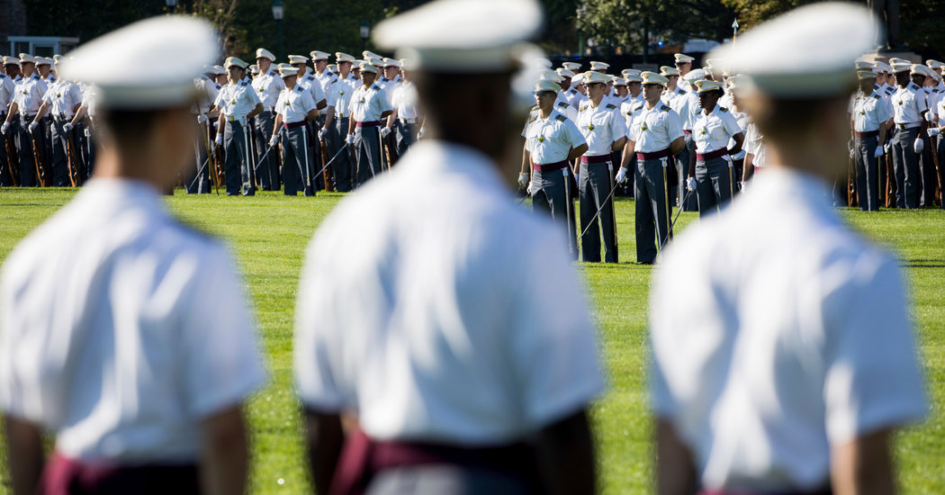Graduating West Level Cadets Isolate for Two Weeks Forward of Trump Speech