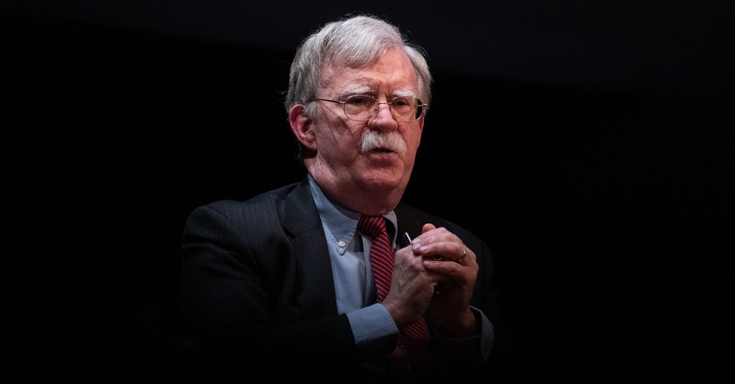 Trump Administration Asks Choose to Cease Publication of Bolton’s E-book