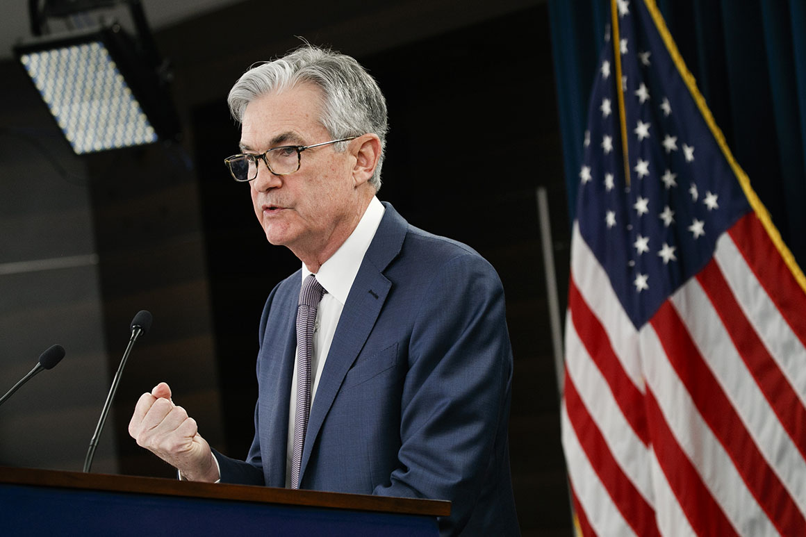 Fed’s Powell walks tightrope as financial system faces new uncertainty