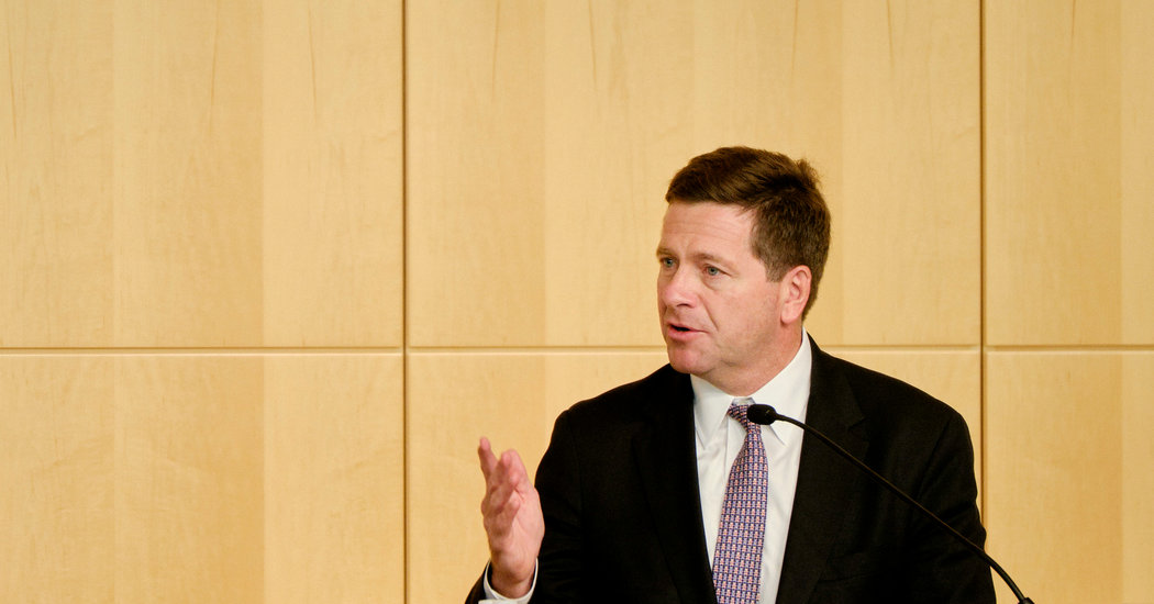 Jay Clayton, Low-Profile Regulator, Is Catapulted Right into a Political Battle