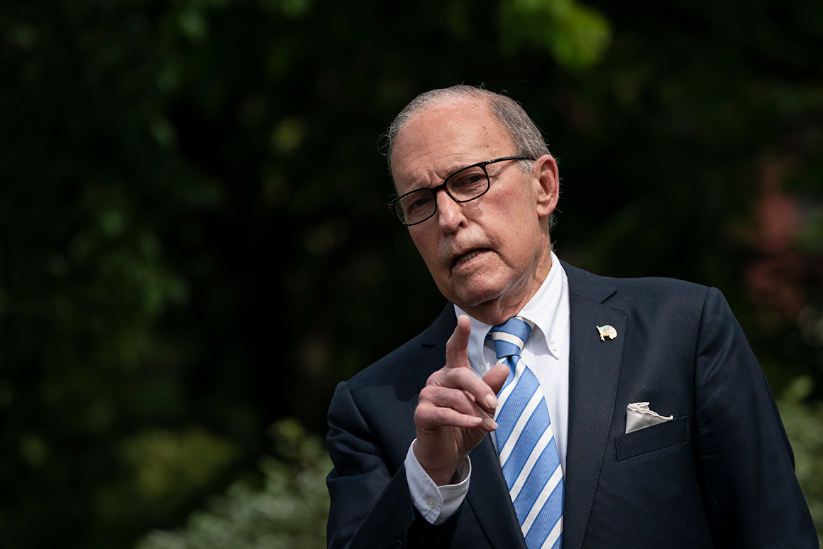 Kudlow says $600 extra unemployment checks will finish in July