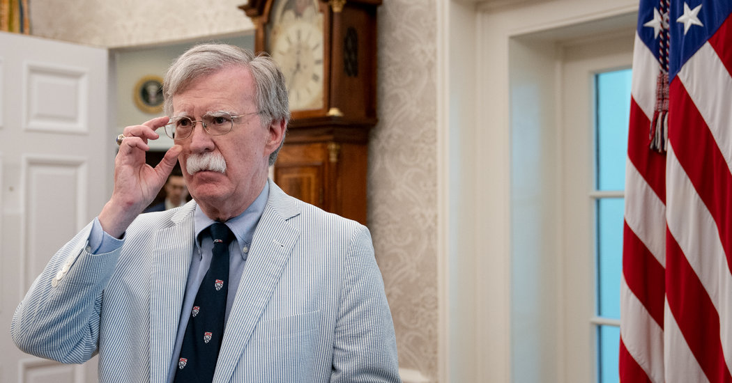 Justice Dept. Escalates Authorized Battle With Bolton Over E book