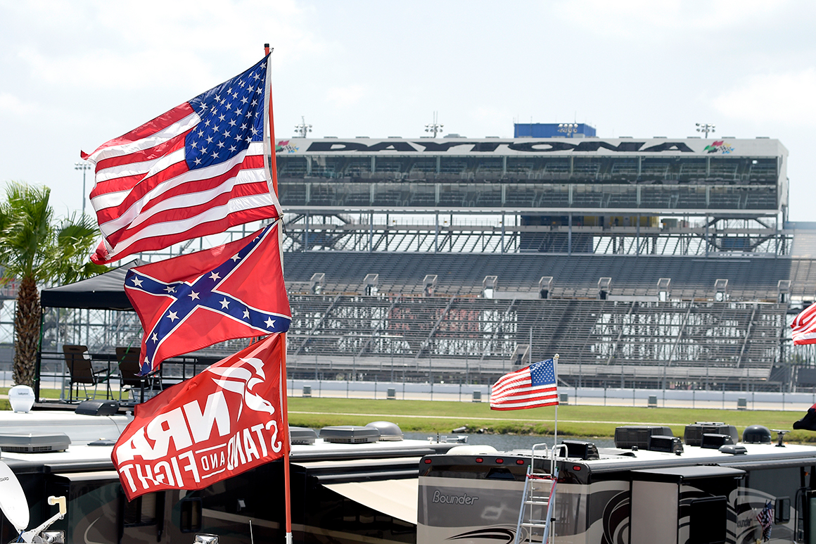 NASCAR bans Accomplice flag from its races