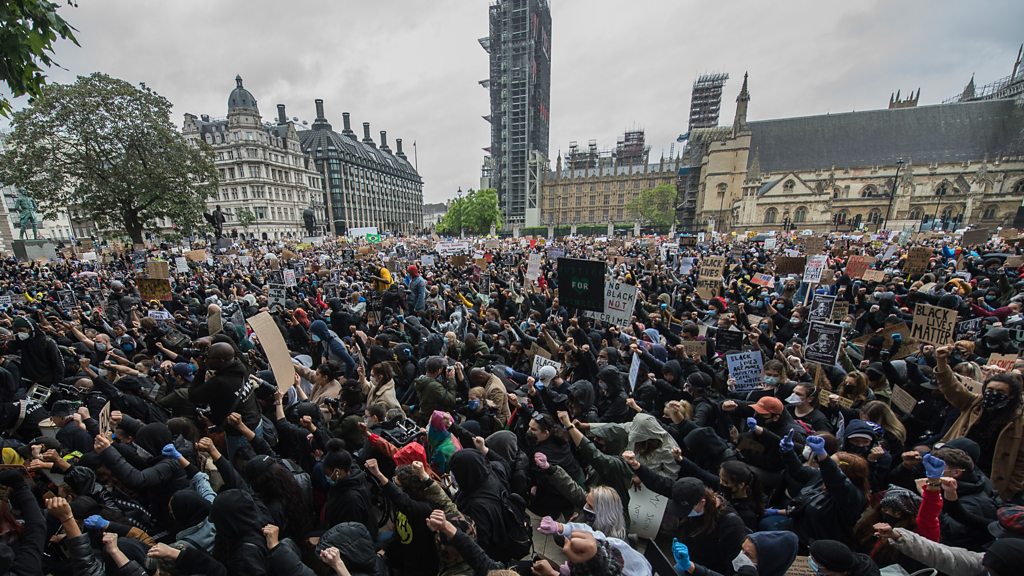 George Floyd loss of life: 1000’s end up for UK anti-racism protests