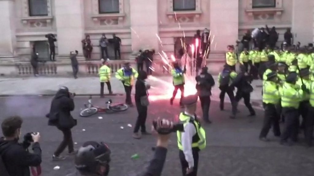 Boris Johnson: Anti-racism protests ‘subverted by thuggery’