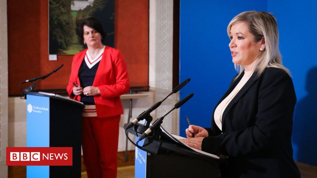 Covid-19: Arlene Foster and Michelle O’Neill set for North South assembly