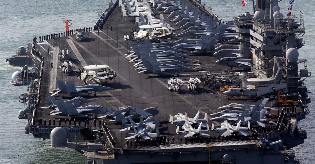 With Beijing’s Navy Close by, U.S. Sends 2 Plane Carriers to South China Sea