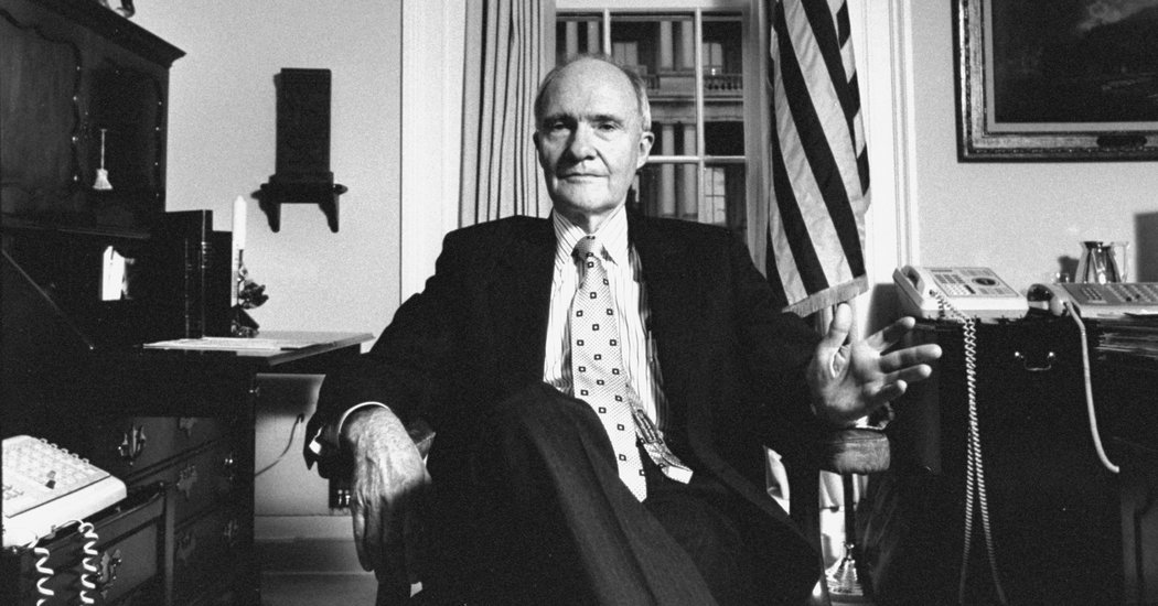 Brent Scowcroft, a Pressure on Overseas Coverage for 40 Years, Dies at 95