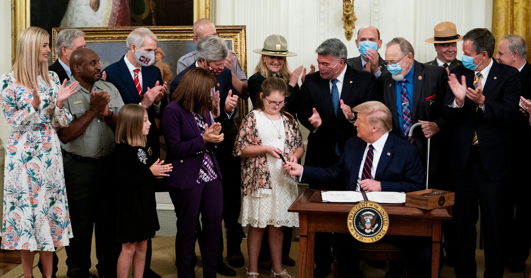 Trump Indicators Landmark Land Conservation Invoice