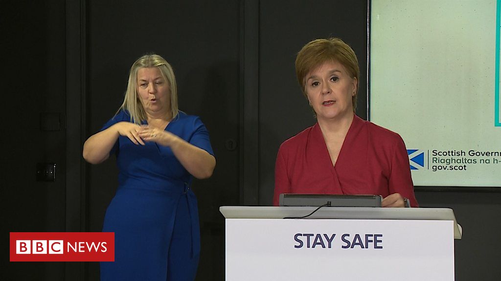 Coronavirus: Nicola Sturgeon says ‘sorry’ for Scottish examination outcomes