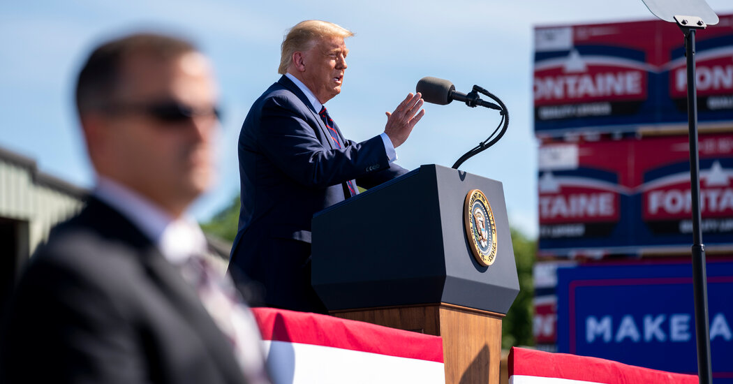 Trump Goes on Offensive, Beginning With an Assault on Harris