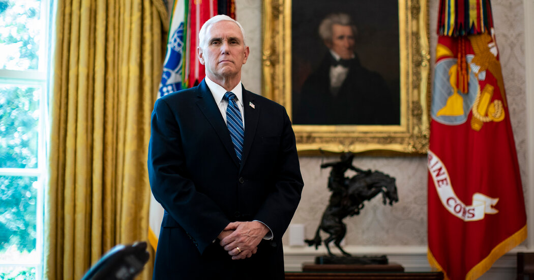 From Trump’s Shadow, Mike Pence Can See 2024