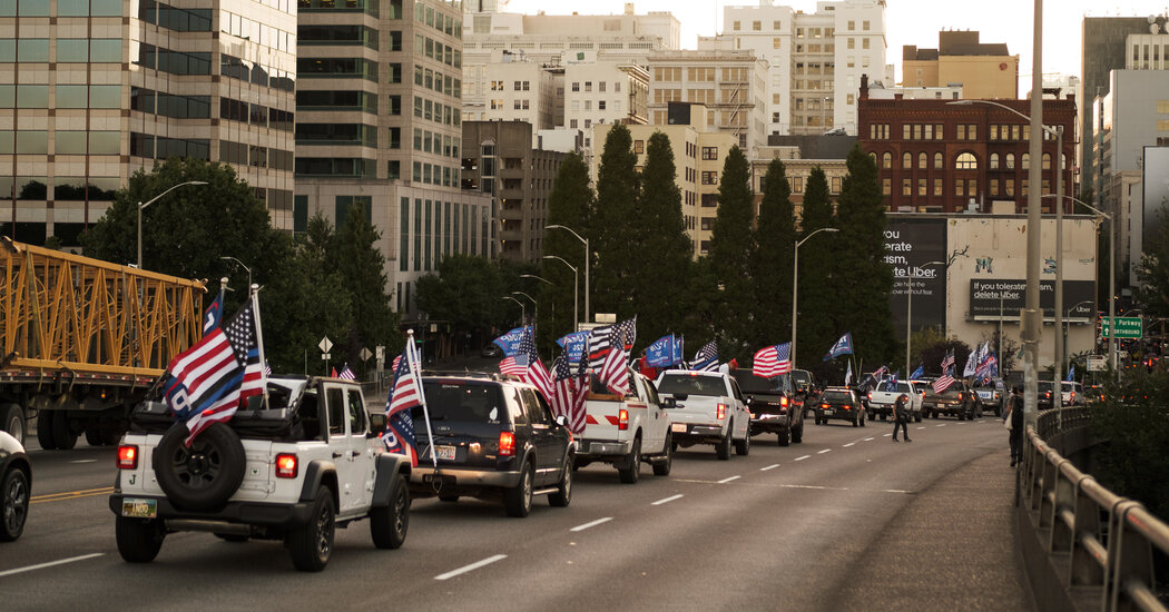 Portland Taking pictures Amplifies Tensions in Presidential Race