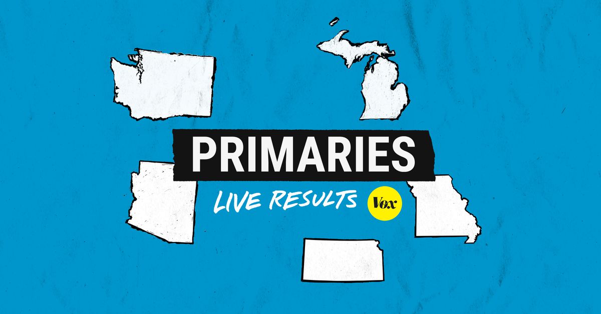 August four primaries: Dwell outcomes for Arizona, Kansas, Michigan, Missouri, and Washington