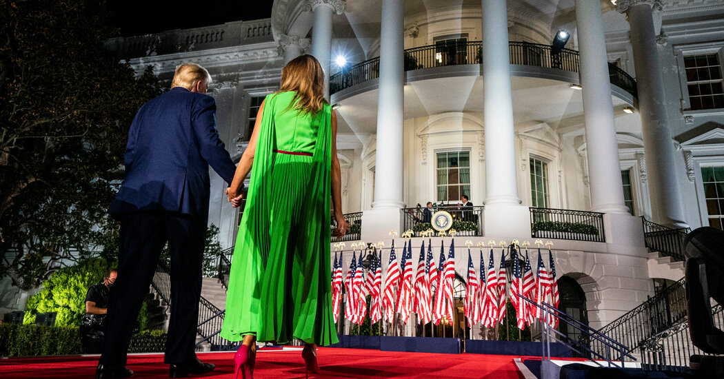 About Melania Trump’s Lime Inexperienced Gown and Ivanka Trump in Black