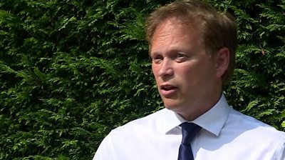 Grant Shapps on Aberdeenshire practice crash close to Stonehaven