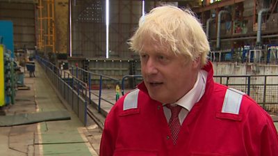 Boris Johnson on carrying face masks in English faculties