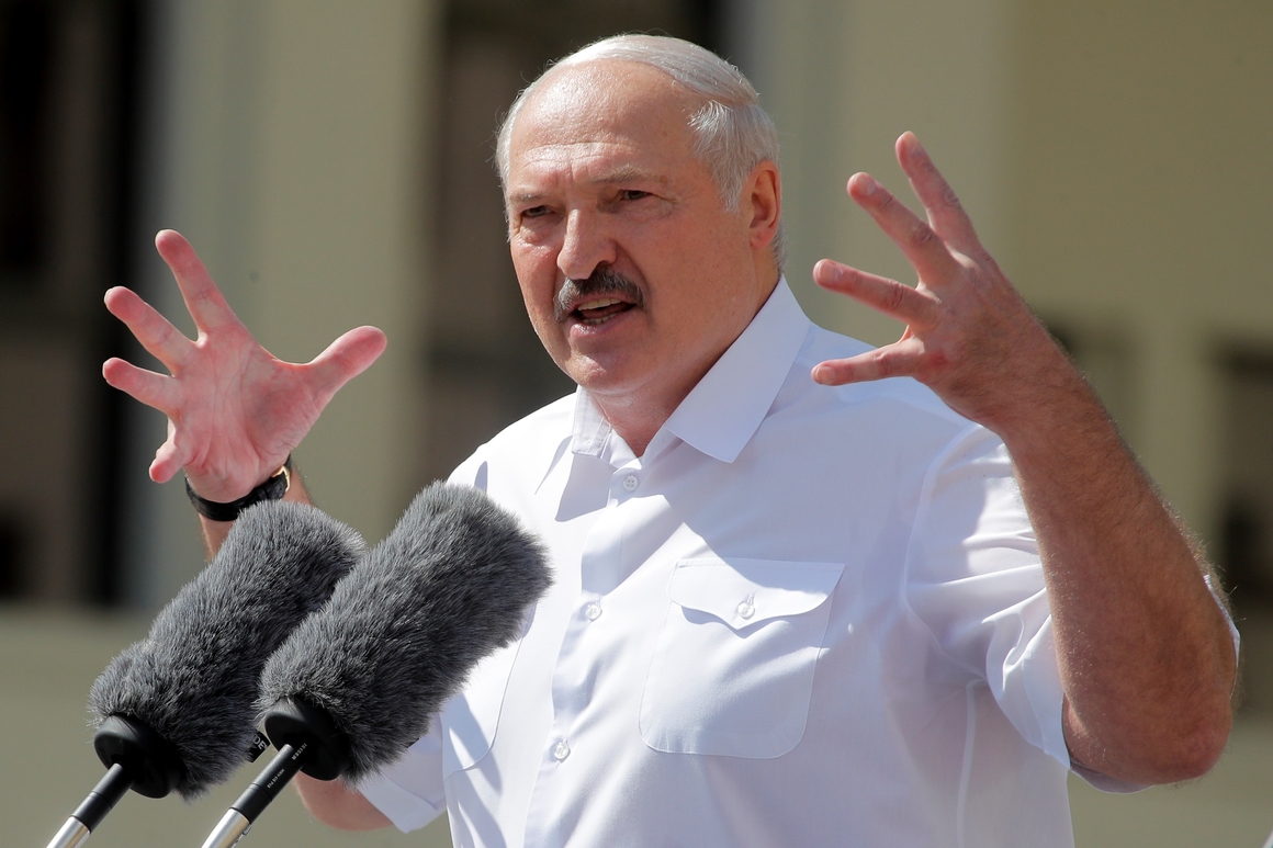 Hundreds collect in Belarus to protest Lukashenko’s rule