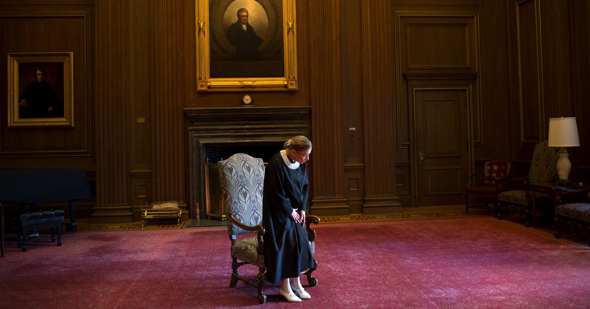What occurs to the Supreme Courtroom with Ruth Bader Ginsburg gone?