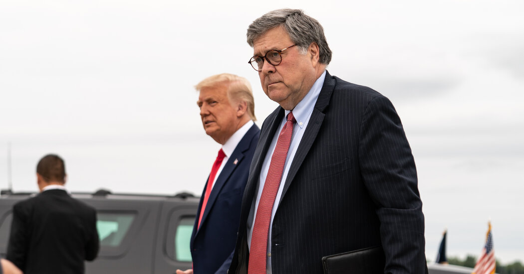 Barr’s Method Closes Hole Between Justice Dept. and White Home