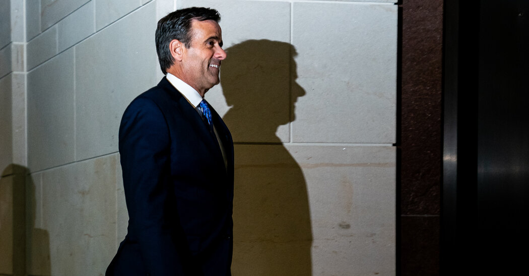 John Ratcliffe Pledged to Keep Apolitical. Then He Started Serving Trump’s Political Agenda.