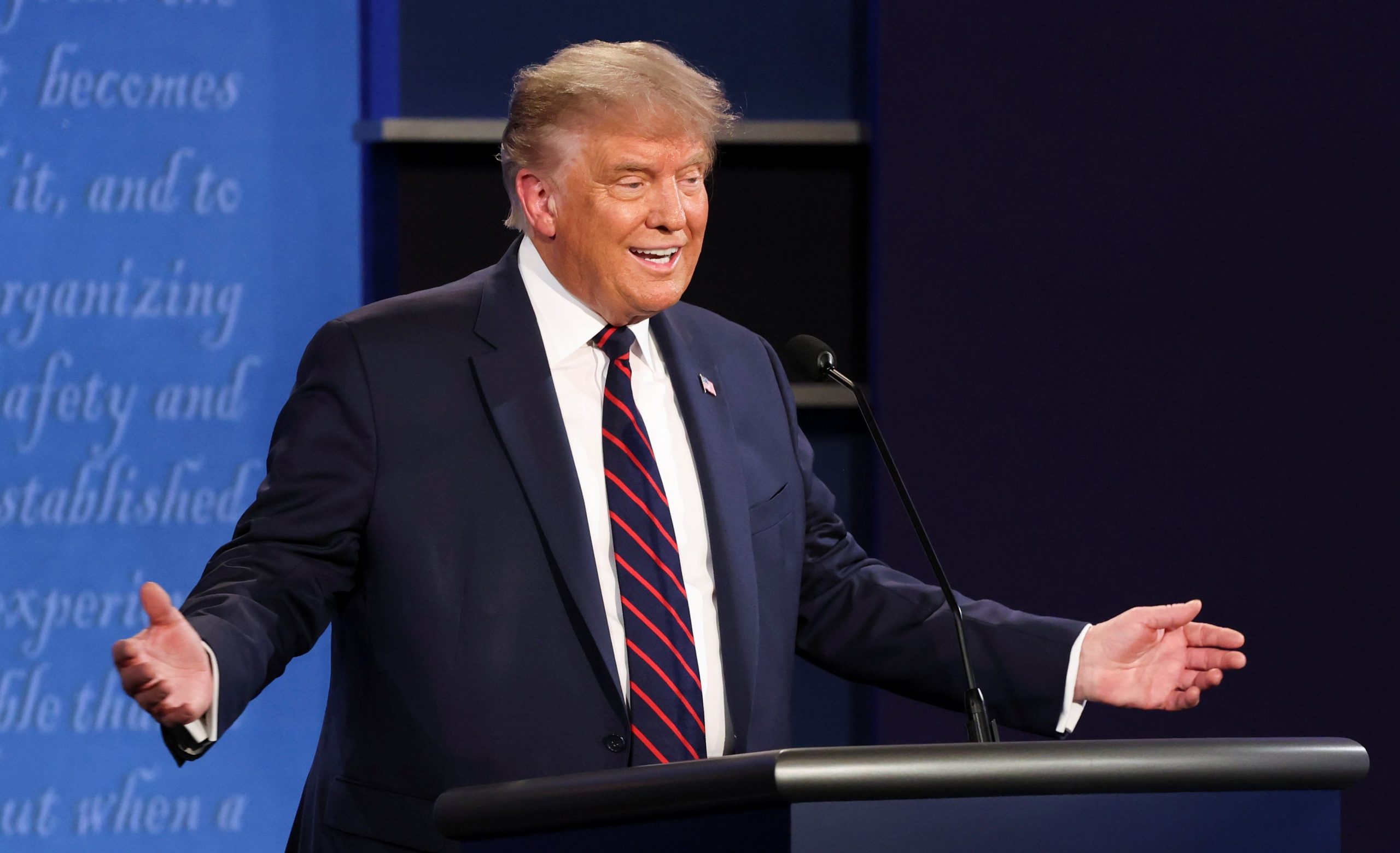 Trump ‘trying ahead’ to second debate with Biden after Covid prognosis