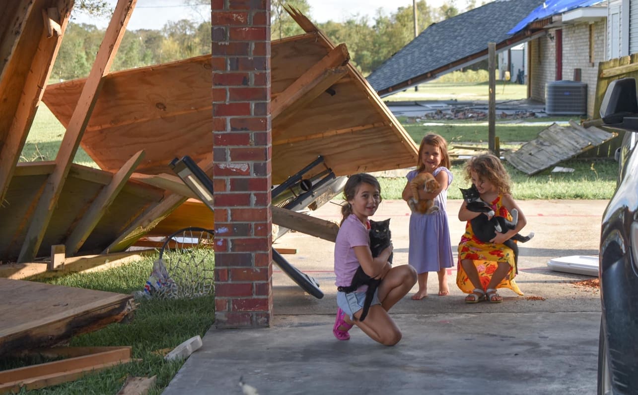 In hurricane-ravaged Louisiana, individuals battle to rebuild