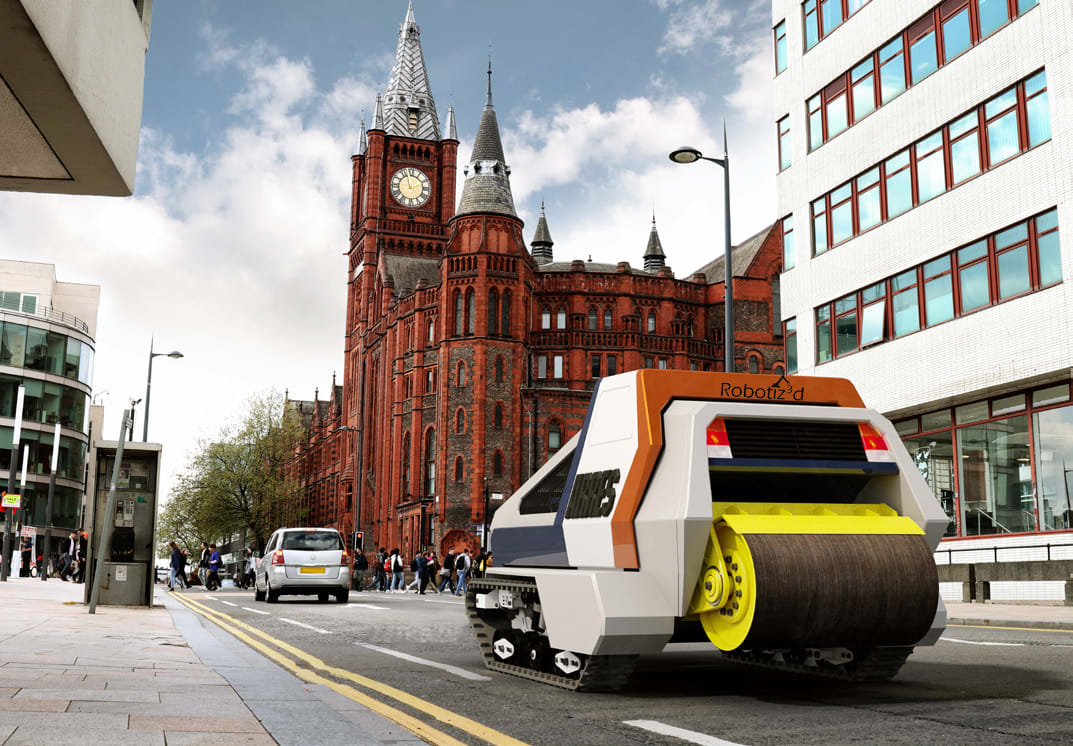 In UK, researchers develop autonomous autos that restore roads
