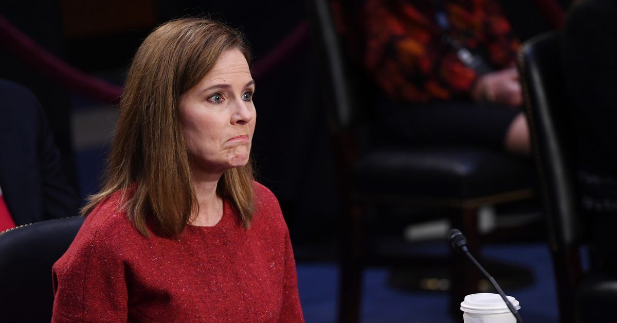Listening to: Amy Coney Barrett received’t say if Trump can delay the election. He can’t.