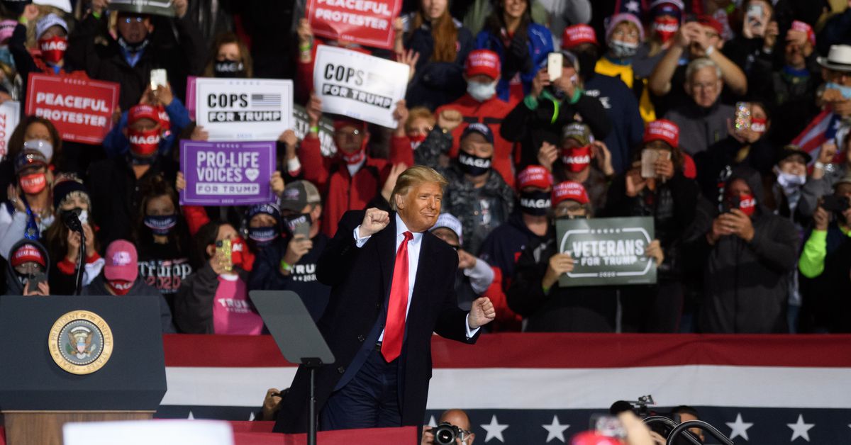 Trump’s Pennsylvania rally was a tragicomedy of Covid-19 misinformation