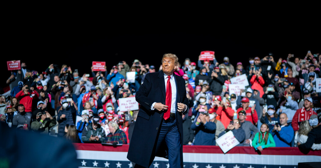 Trump, Trailing in Pennsylvania, Launches Acquainted Assaults on Biden