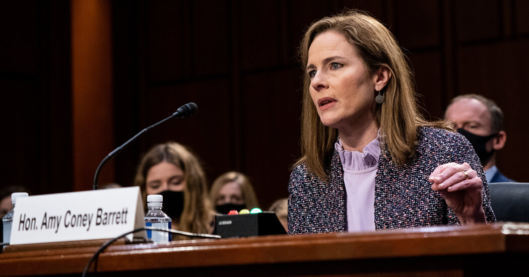 Amy Coney Barrett Faces One other Spherical of Questioning: Dwell Updates From the Affirmation Hearings