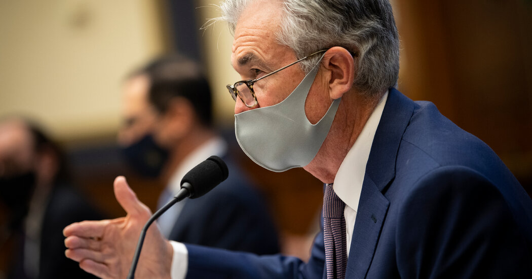 Jerome Powell, Fed Chair, Says Economic system Has ‘a Lengthy Option to Go’ Jerome Powell, Fed Chair, Says Economic system Has ‘a Lengthy Option to Go’