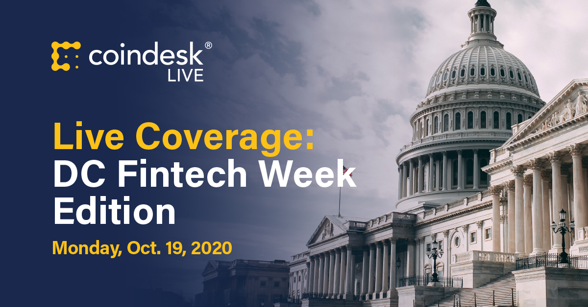 CoinDesk Joins IMF, CFTC, Swiss FINMA at DC Fintech Week Oct. 19, 2020