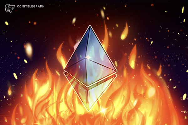 Virtually 1M Ether would have been burnt in previous 12 months if charge proposal accredited
