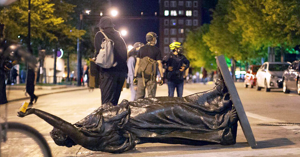 N.E.H. Funds Restoration of Statues Toppled Throughout Protests