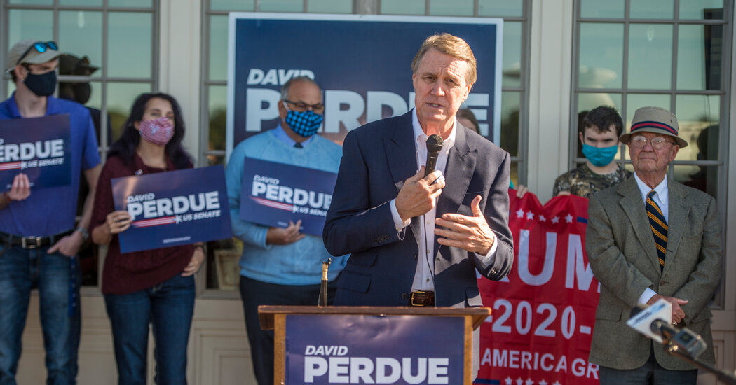 Jon Ossoff and David Perdue’s Georgia Senate Race Goes to Runoff