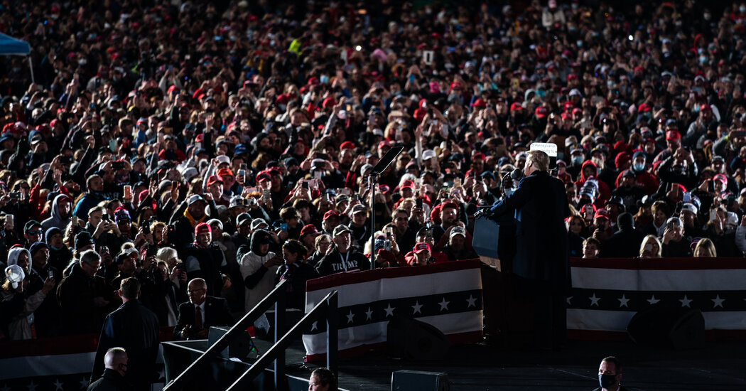 Trump Rallies Have Crowds. Biden Rallies Have Automobiles. Each Are OK With That.