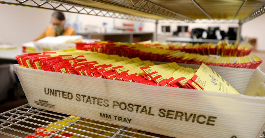 The Occasions has been monitoring delays in mail supply. Final week was one of many slowest up to now.
