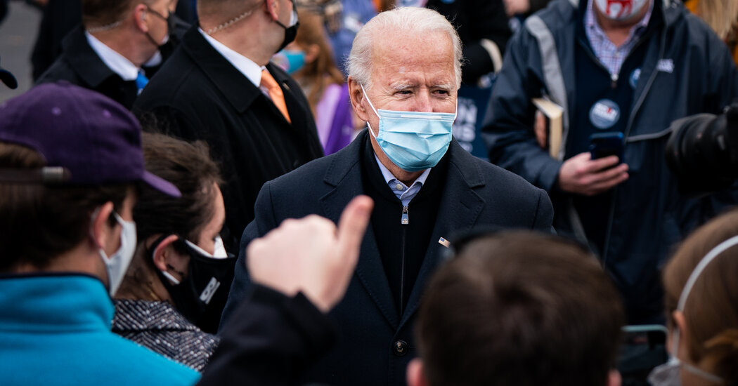Biden in Scranton Says: ‘You Acquired to Run Via the Tape, Man.’