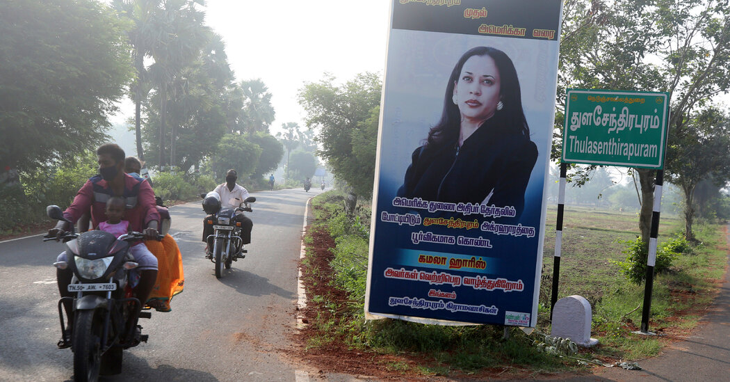 Kamala Harris’s ancestral village in India provides prayers for her victory.
