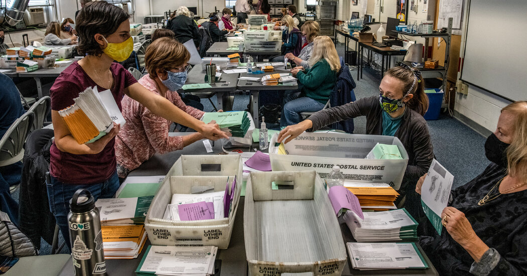 As Counting Begins, a Flood of Mail Ballots Complicates Vote Tallies