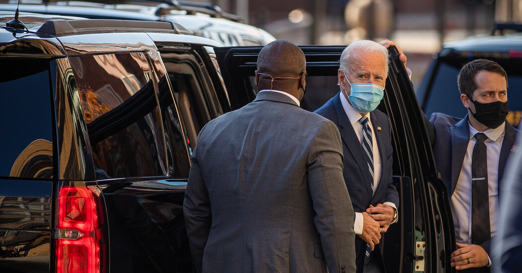 Because the transition begins, the stark distinction between Biden and Trump persists.