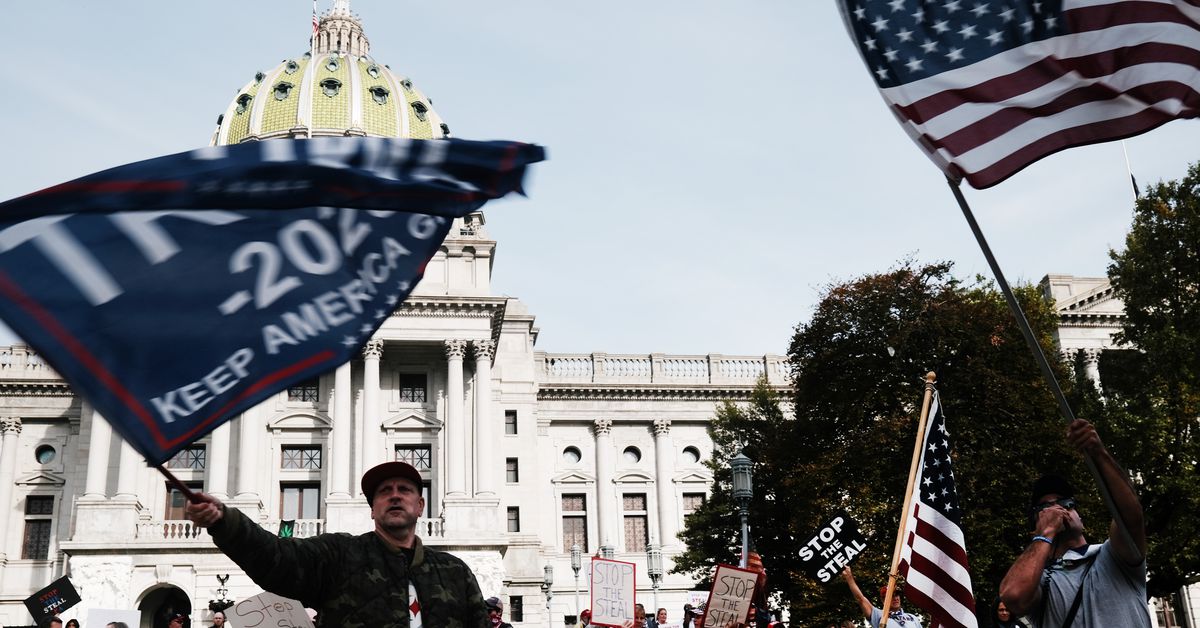 Fb took down Cease the Steal after group members referred to as for violence