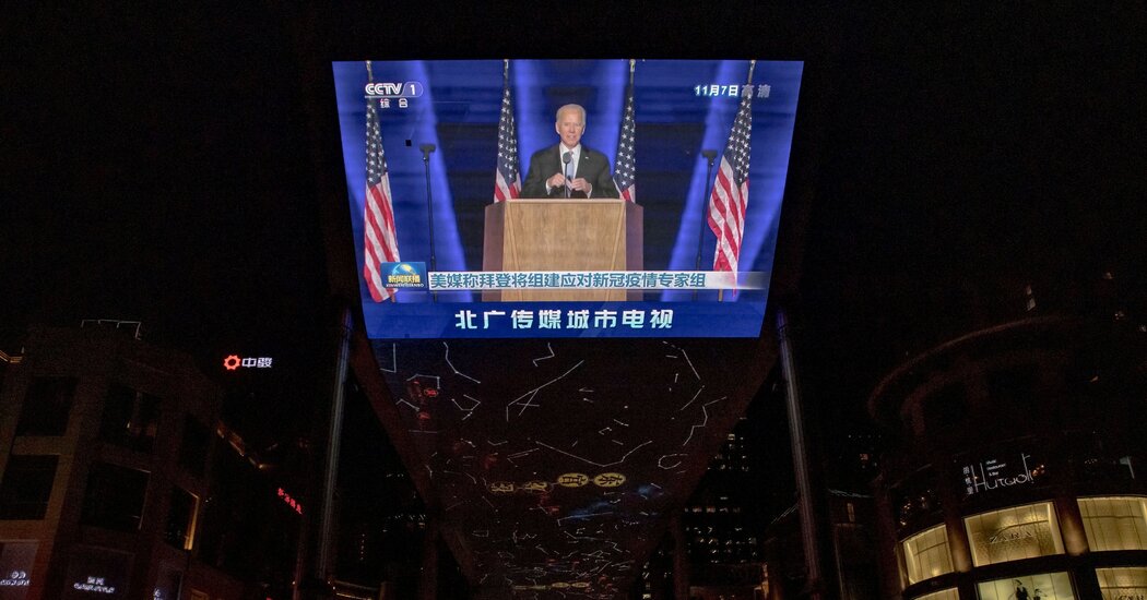 China Congratulates Biden on Presidential Victory