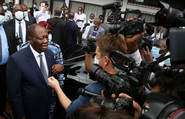 Ivory Coast president on monitor for election win, opposition cries foul