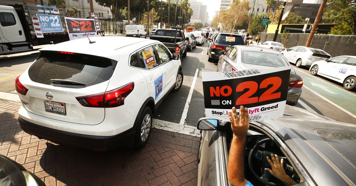 Stay outcomes: California Proposition 22 on rideshare drivers
