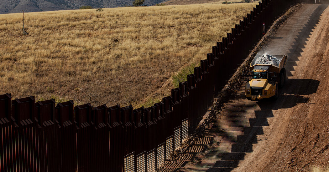 Regardless of Biden’s vow to halt development of the border wall, the Trump administration is increasing it. Regardless of Biden’s vow to halt development of the border wall, the Trump administration is increasing it.