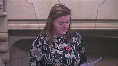 MP breaks down throughout speech on child loss