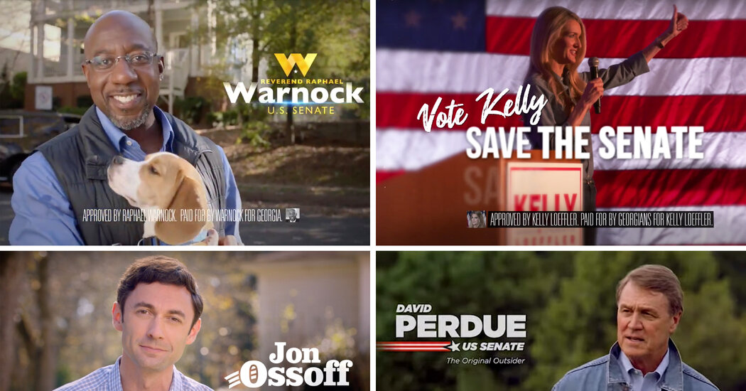 Now Airing on the Native Information in Tennessee: Adverts for Georgia Candidates